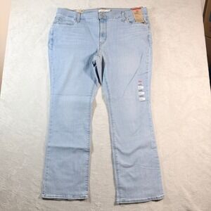 Levi's Classic Bootcut Jeans Women's Plus Size 22W M Light Wash Denim New